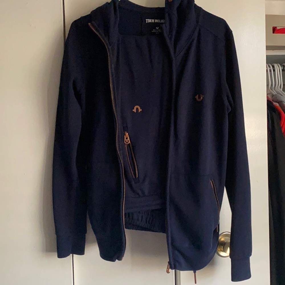 Blue True Religion Sweat Suit